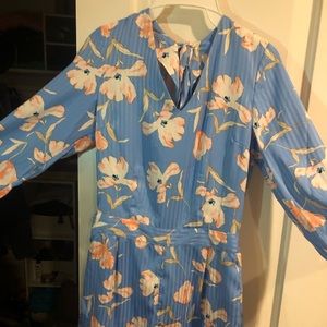 Blue floral Vero Moda romper